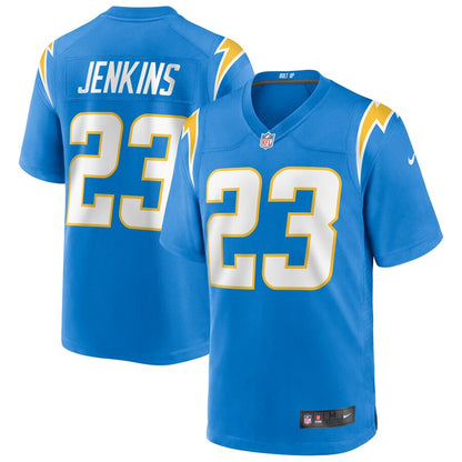 Los Angeles Chargers Rayshawn Jenkins Powder Game Blue Football Jersey product image