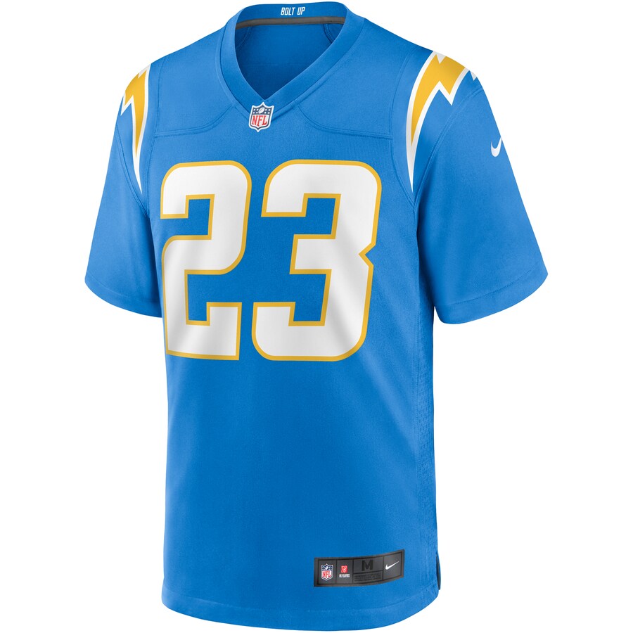 Los Angeles Chargers Rayshawn Jenkins Powder Game Blue Football Jersey product image