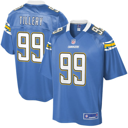 Los Angeles Chargers Game Pro Line Blue Football Jersey product image