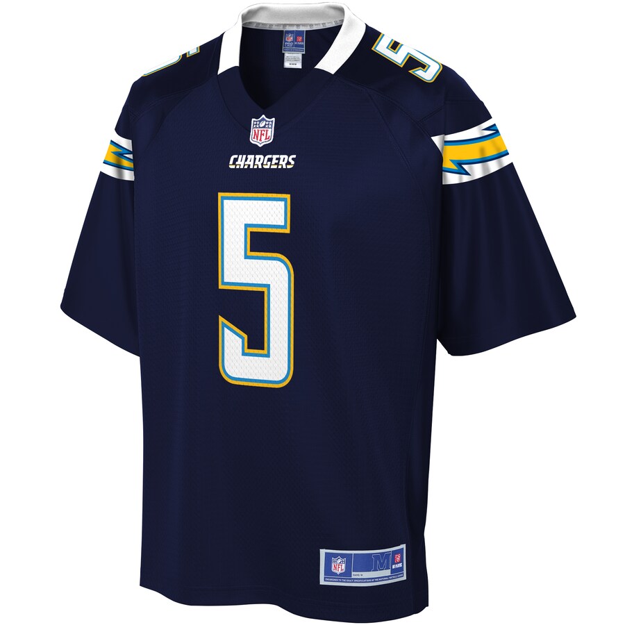 Los Angeles Chargers Pro Line Navy Football Jersey product image