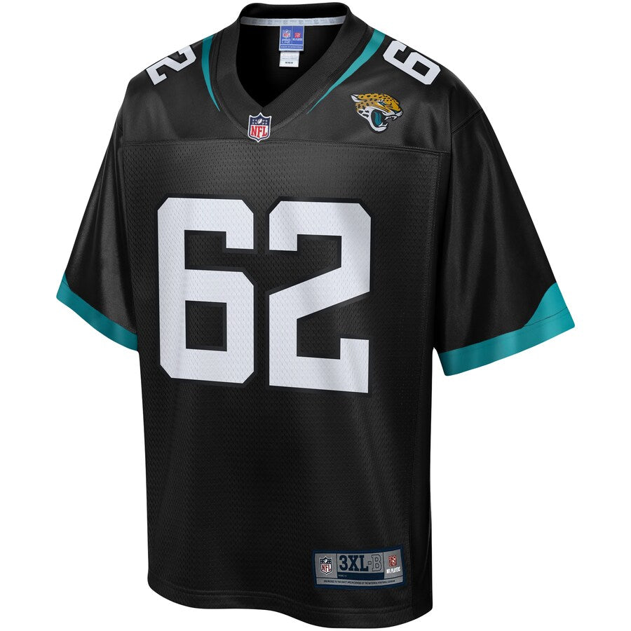 Jacksonville Jaguars Pro Line Big & Tall Black Football Jersey product image