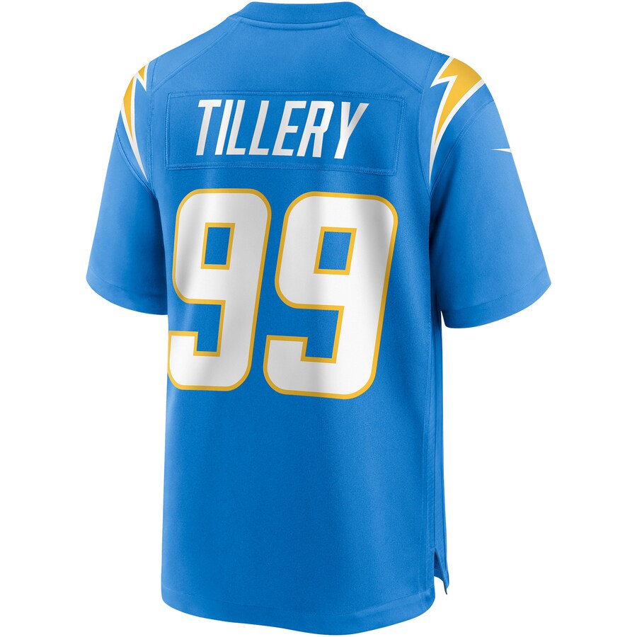 Los Angeles Chargers Jerry Tillery Powder Game Blue Football Jersey product image