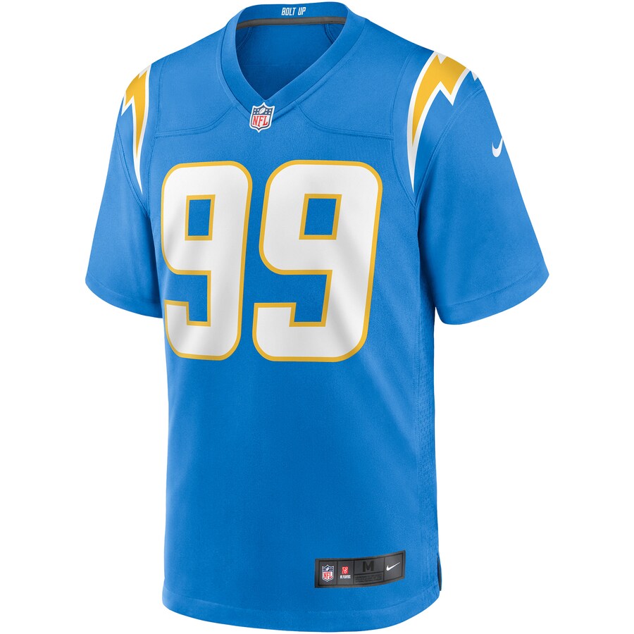 Los Angeles Chargers Jerry Tillery Powder Game Blue Football Jersey product image