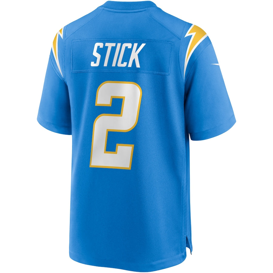 Los Angeles Chargers Easton Stick Powder Game Blue Football Jersey product image
