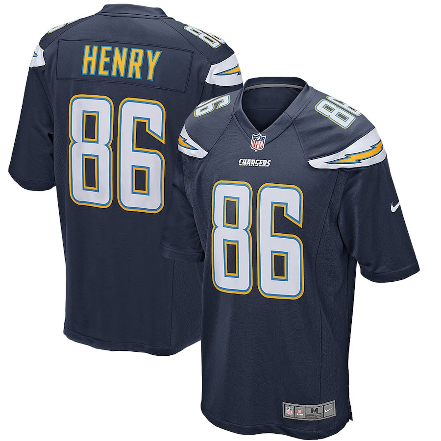 Los Angeles Chargers Hunter Henry Game Navy Football Jersey product image