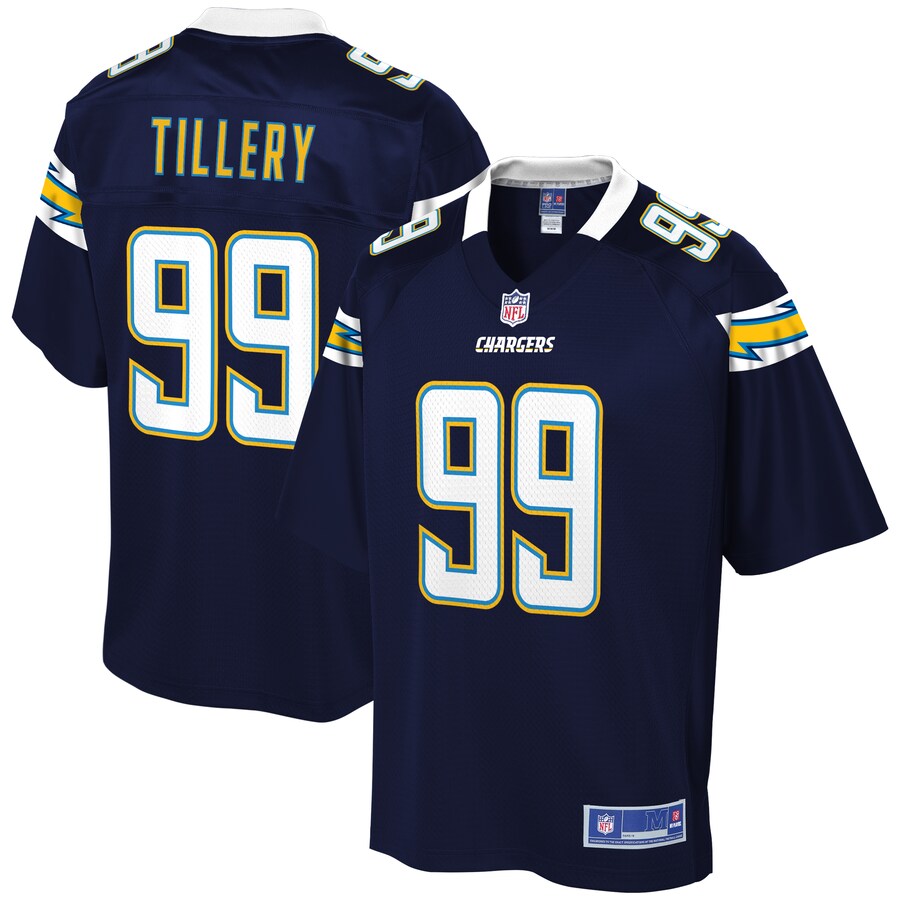 Los Angeles Chargers Jerry Tillery Pro Line Navy Football Jersey product image
