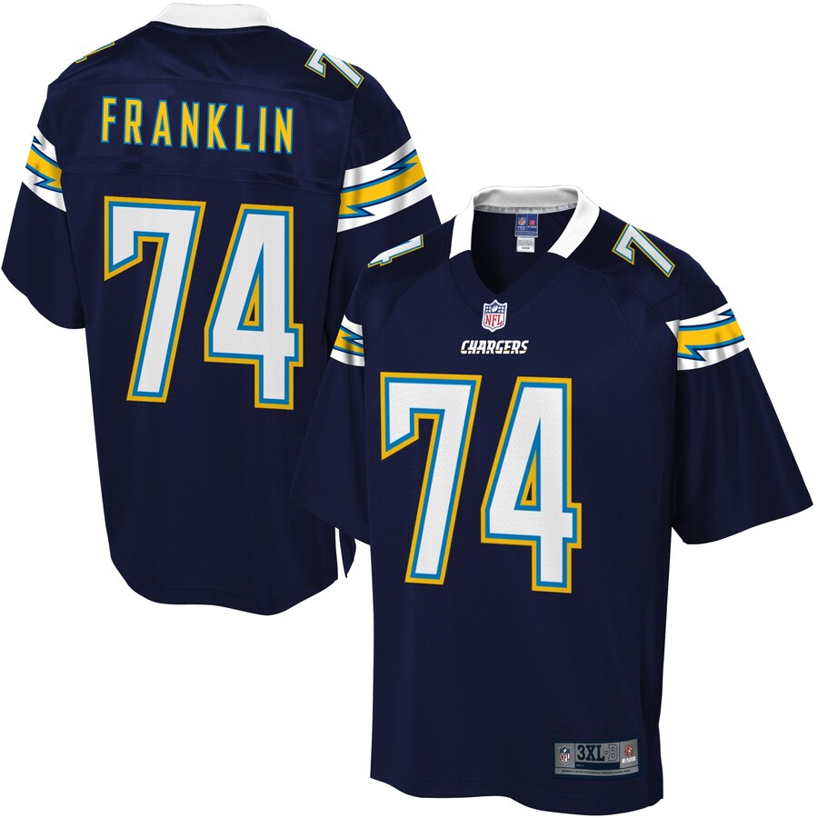 Los Angeles Chargers Orlando Franklin Pro Line Big & Tall Team Color Football Jersey product image