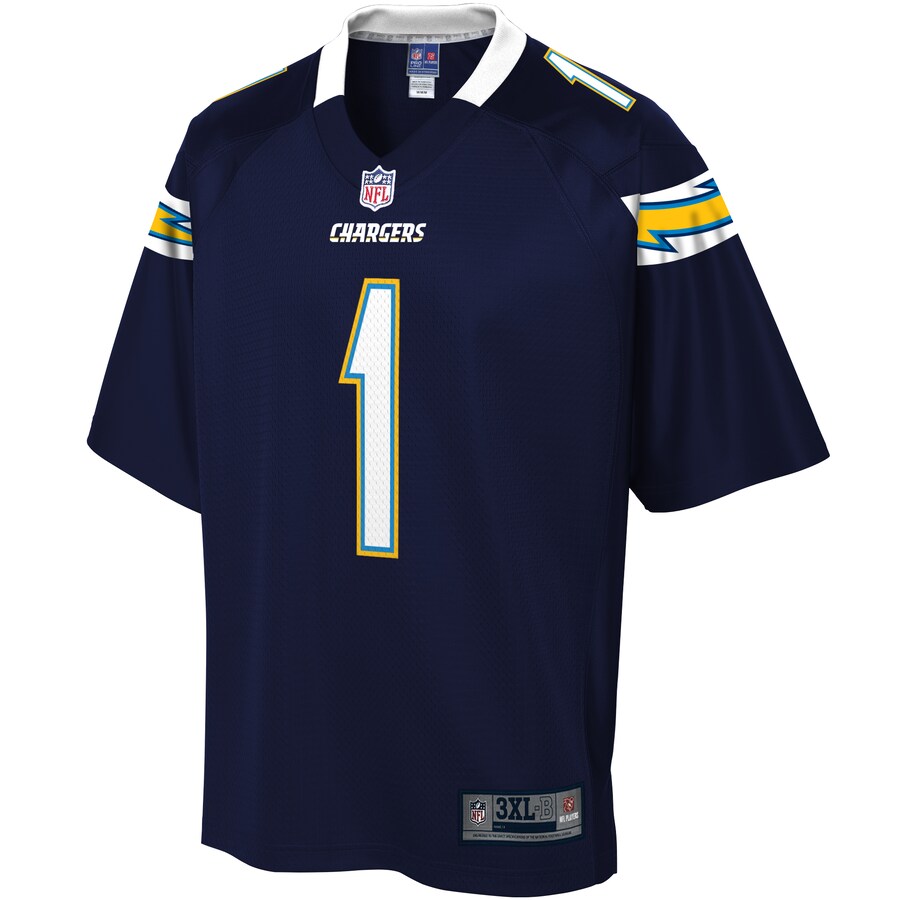 Los Angeles Chargers Pro Line Big & Tall Navy Football Jersey product image