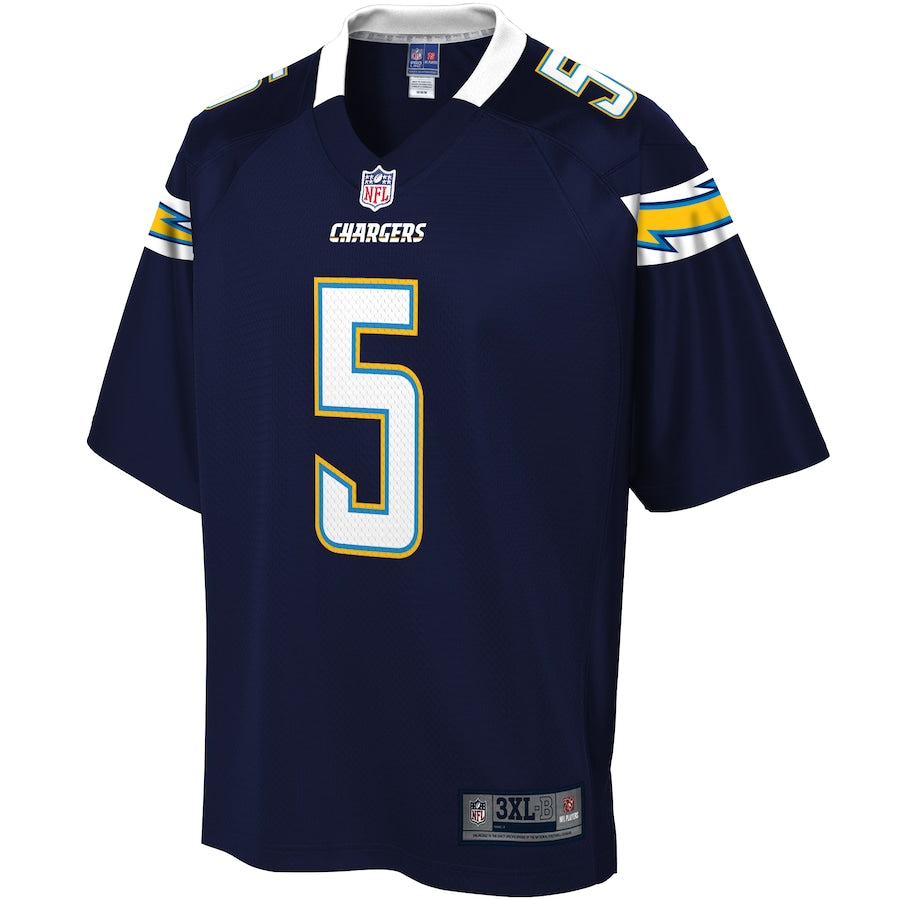 Los Angeles Chargers Pro Line Big & Tall Navy Football Jersey product image