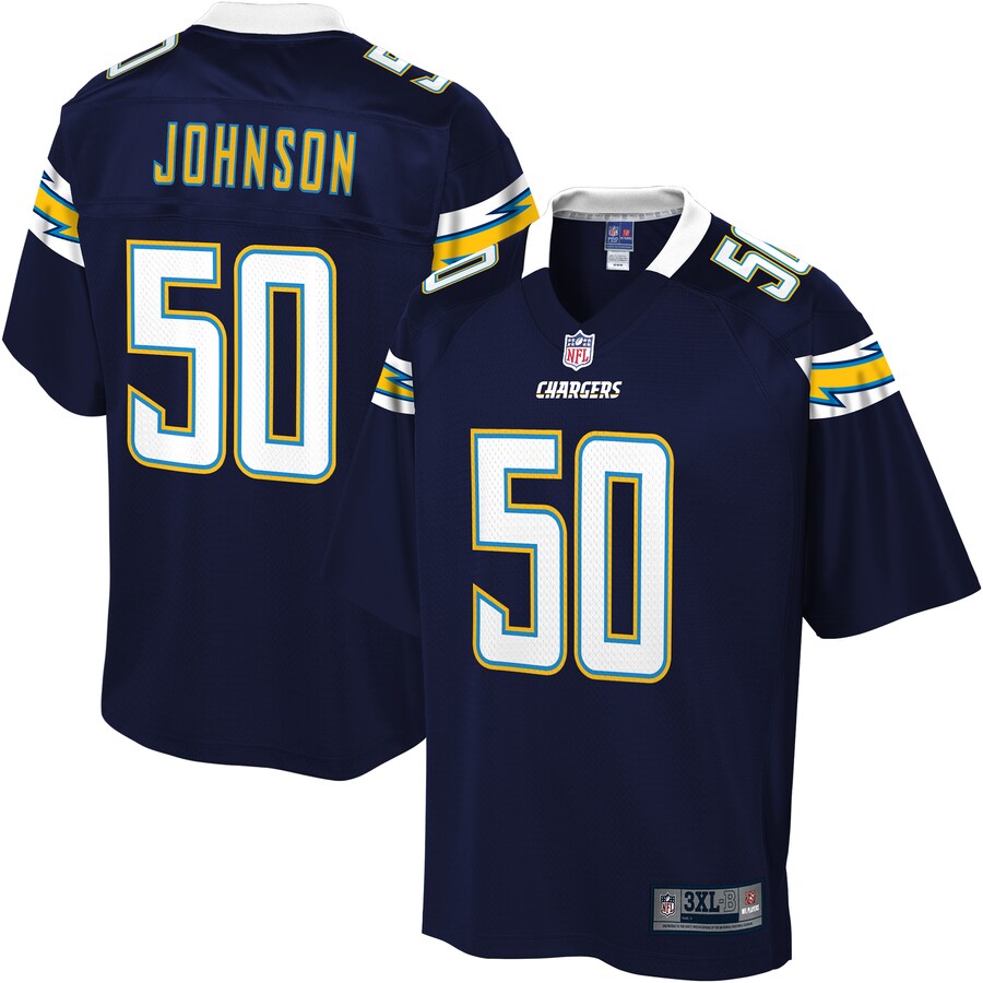 Los Angeles Chargers Tre'von Johnson Pro Line Big & Tall Navy Football Jersey product image