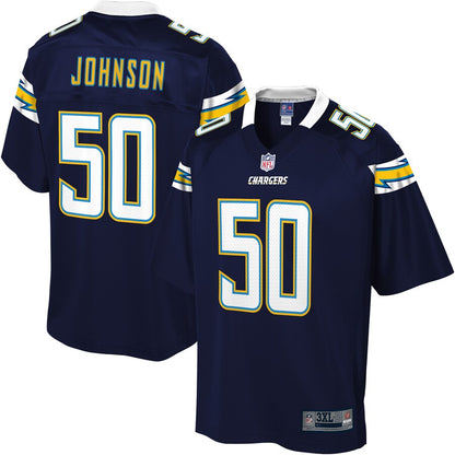 Los Angeles Chargers Tre'von Johnson Pro Line Big & Tall Navy Football Jersey product image
