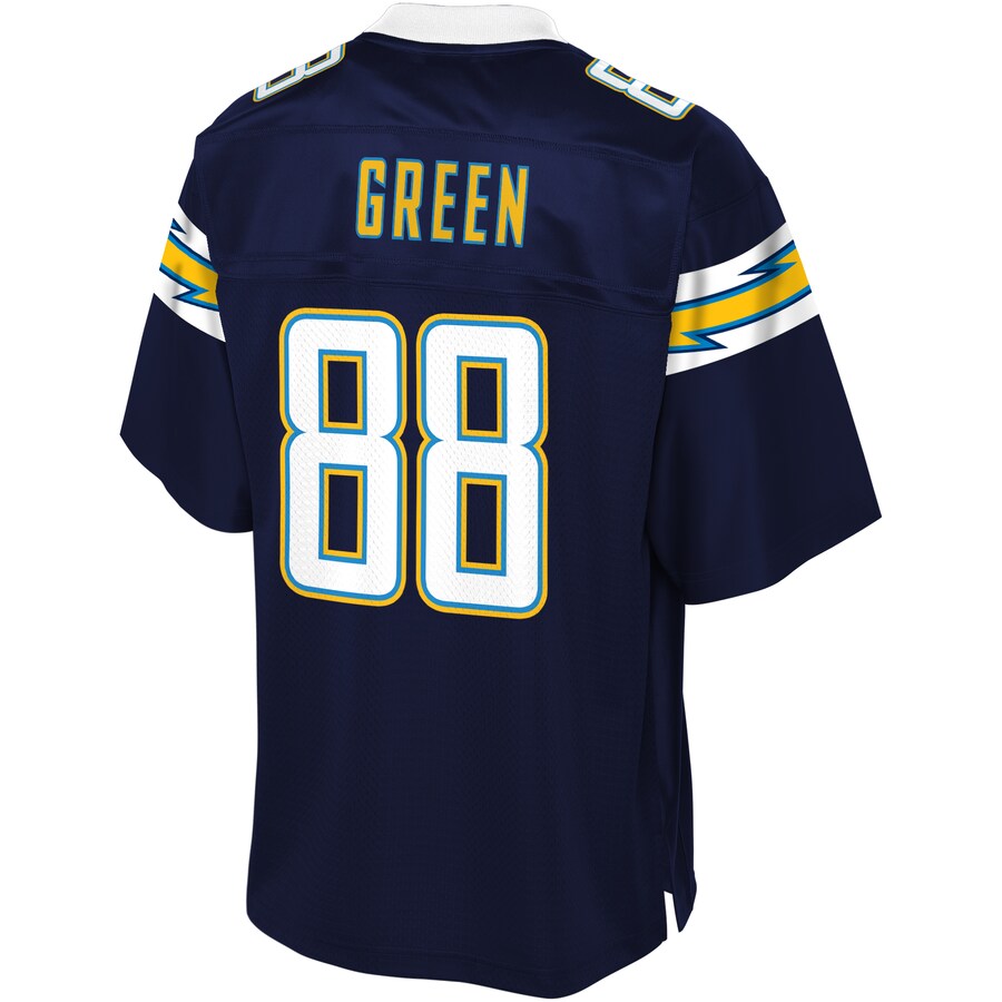 Los Angeles Chargers Virgil Pro Line Big & Tall Green Football Jersey product image