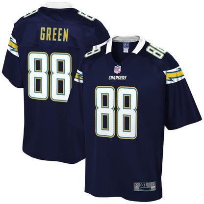 Los Angeles Chargers Virgil Pro Line Big & Tall Green Football Jersey product image