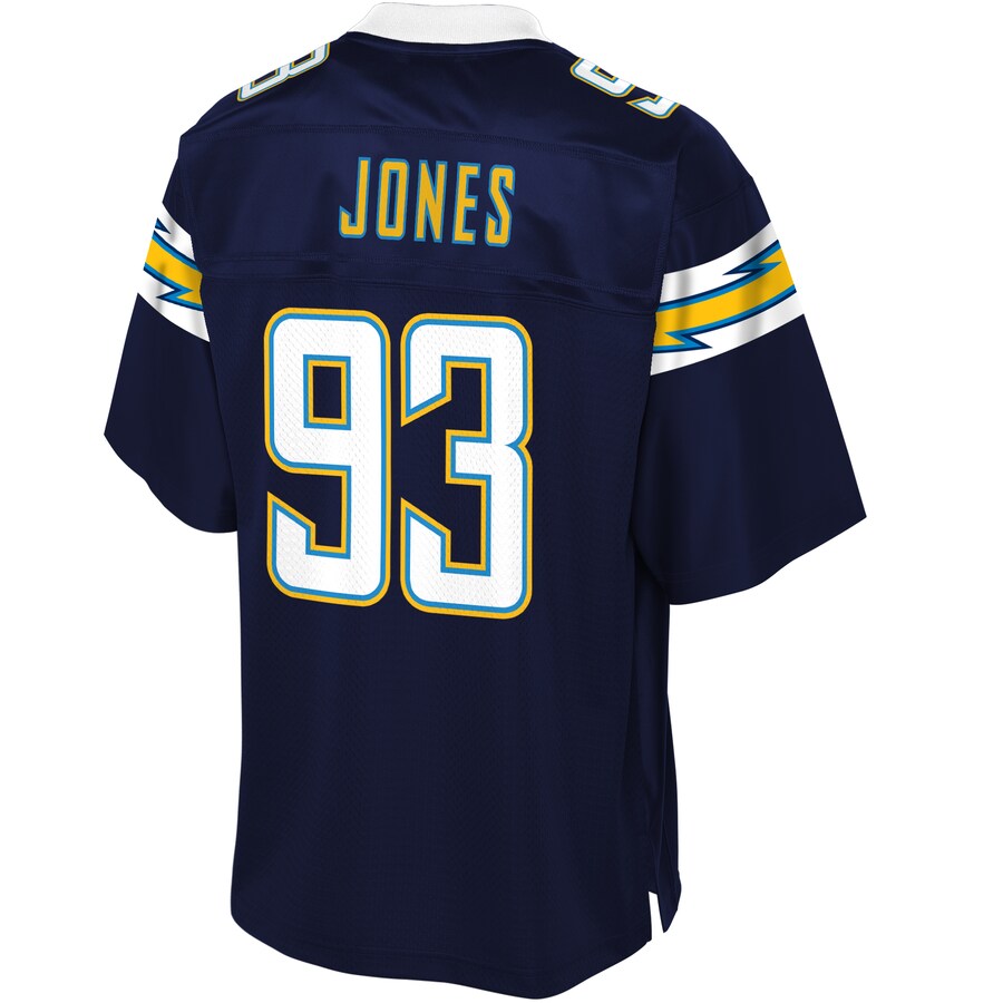 Los Angeles Chargers Justin Jones Pro Line Navy Football Jersey product image