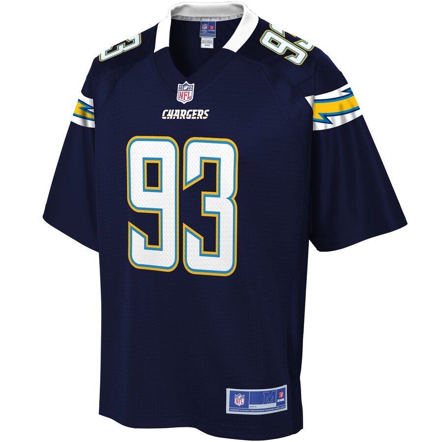Los Angeles Chargers Justin Jones Pro Line Navy Football Jersey product image