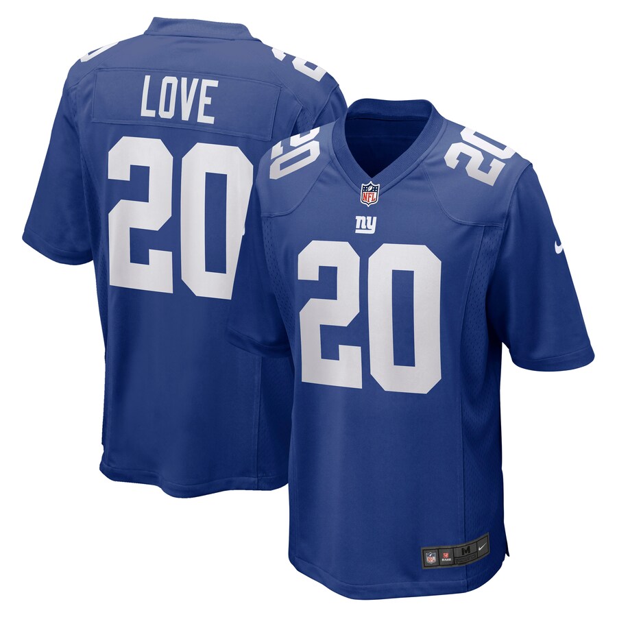 New York Giants Julian Love Game Royal Football Jersey product image