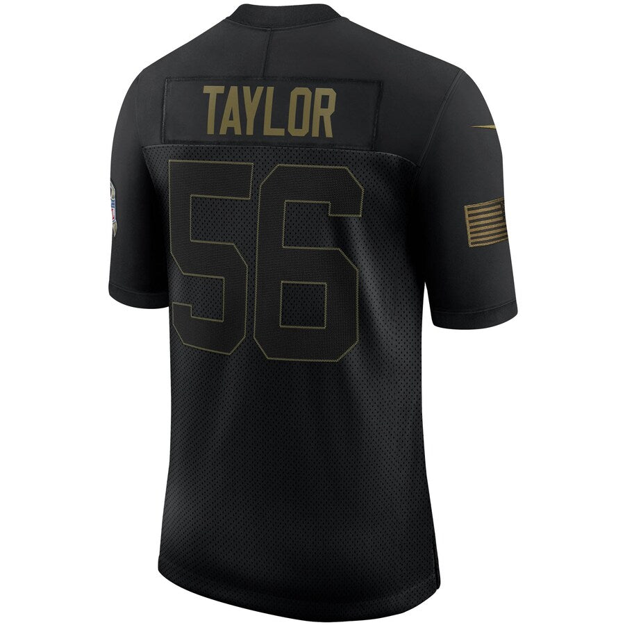 New York Giants Lawrence Taylor Limited Salute To Service Black Football Jersey product image