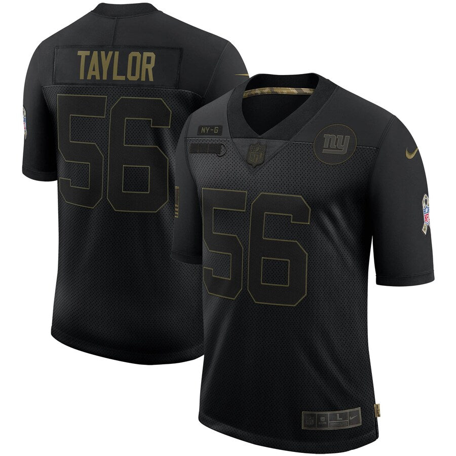 New York Giants Lawrence Taylor Limited Salute To Service Black Football Jersey product image