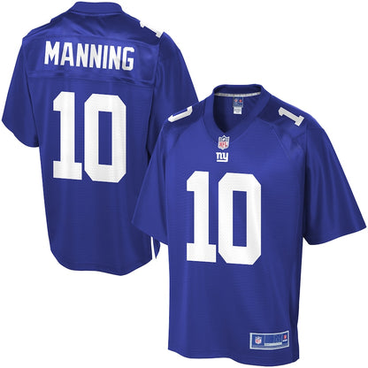 New York Giants Eli Manning Pro Line Team Color Football Jersey product image
