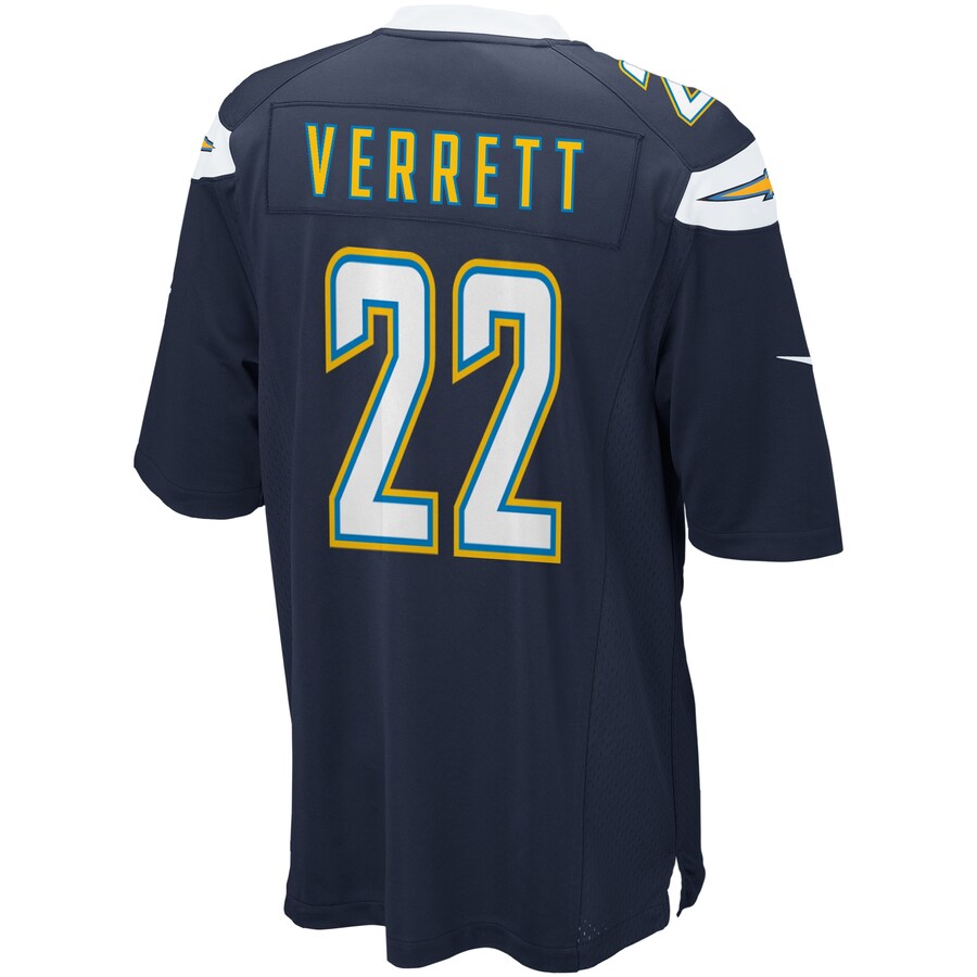 Los Angeles Chargers Jason Verrett Game Navy Football Jersey product image