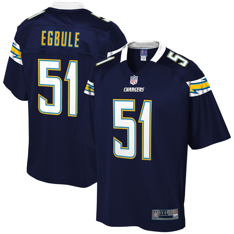 Los Angeles Chargers Emeke Egbule Pro Line Big & Tall Navy Football Jersey product image