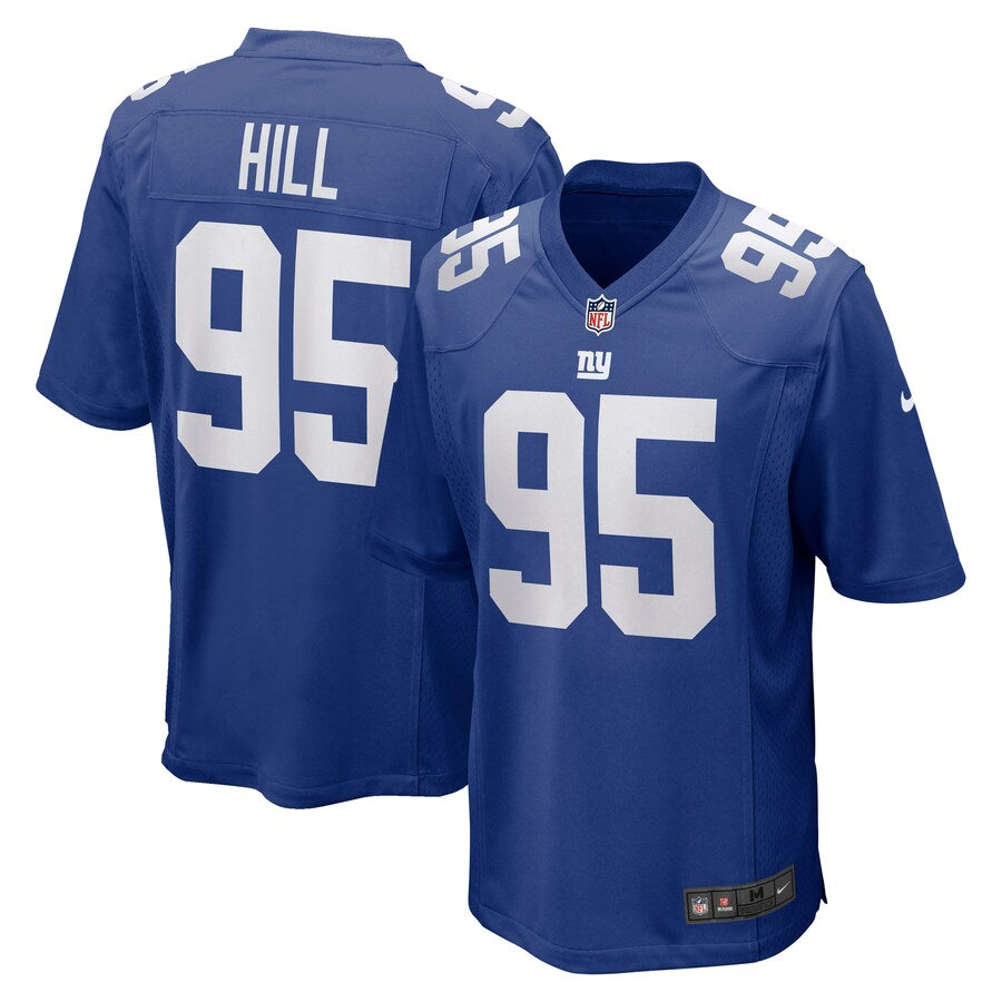 New York Giants B.j. Hill Game Royal Football Jersey product image