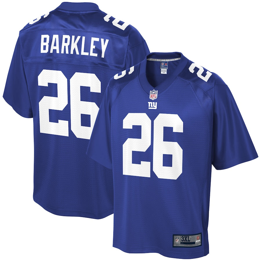 New York Giants Saquon Barkley Pro Line Big & Tall Royal Football Jersey product image