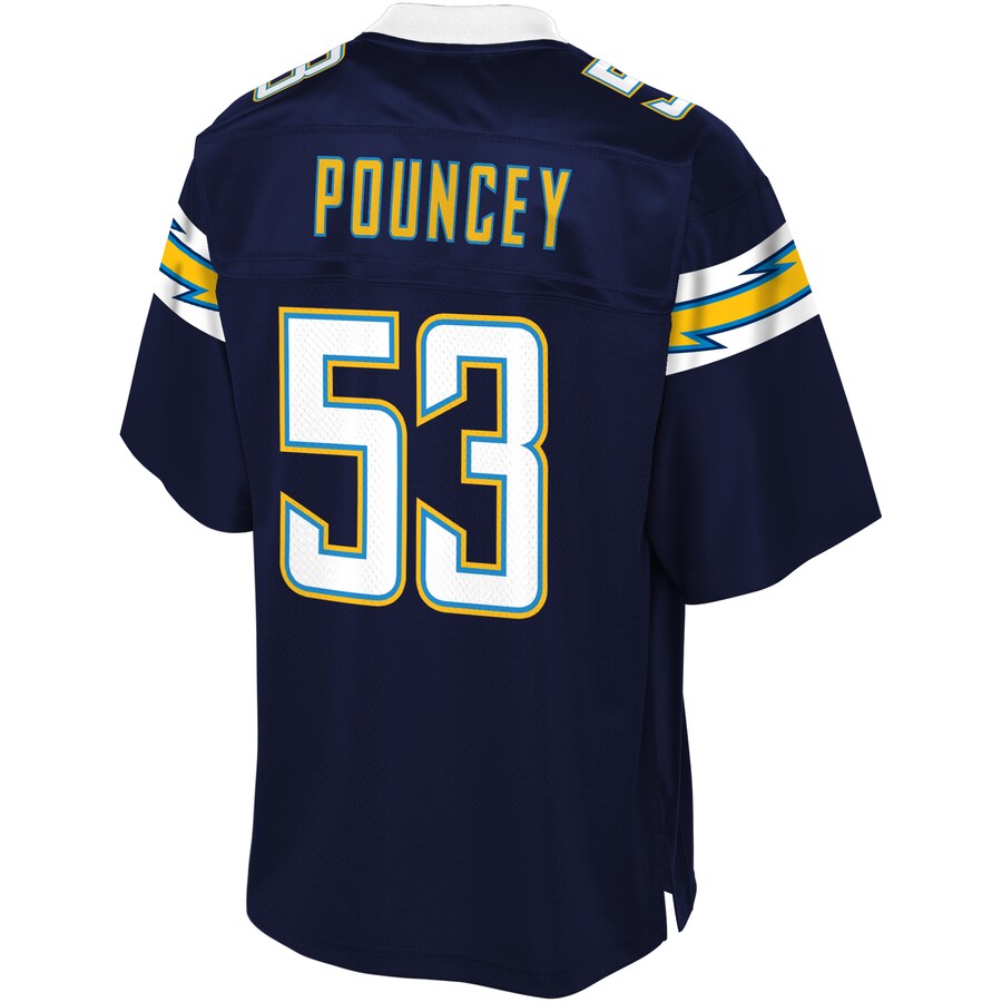 Los Angeles Chargers Mike Pouncey Pro Line Big & Tall Navy Football Jersey product image