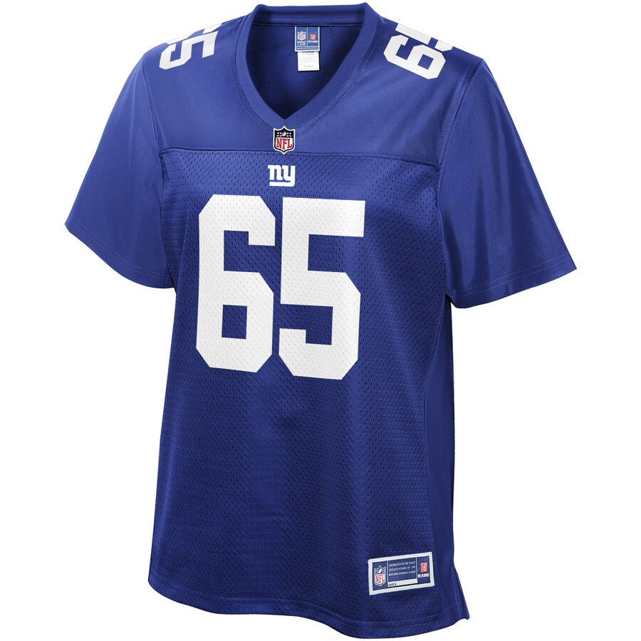 New York Giants Nick Gates Pro Line Big & Tall Royal Football Jersey product image