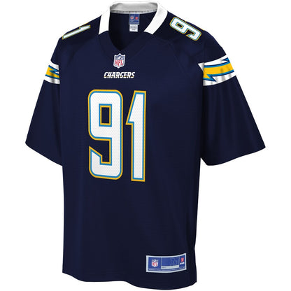 Los Angeles Chargers Cortez Broughton Pro Line Navy Football Jersey product image