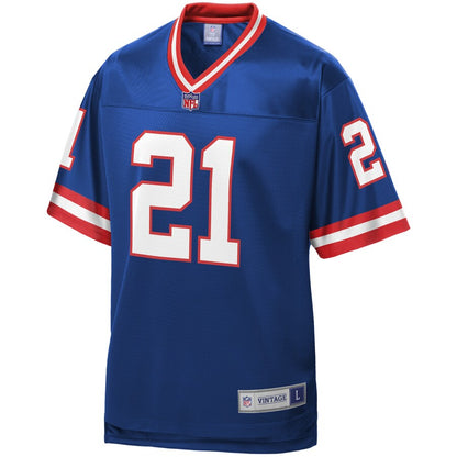 New York Giants Tiki Barber Pro Line Royal Football Jersey product image