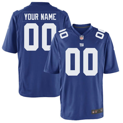 New York Giants Royal Customized Game Royal Football Jersey product image