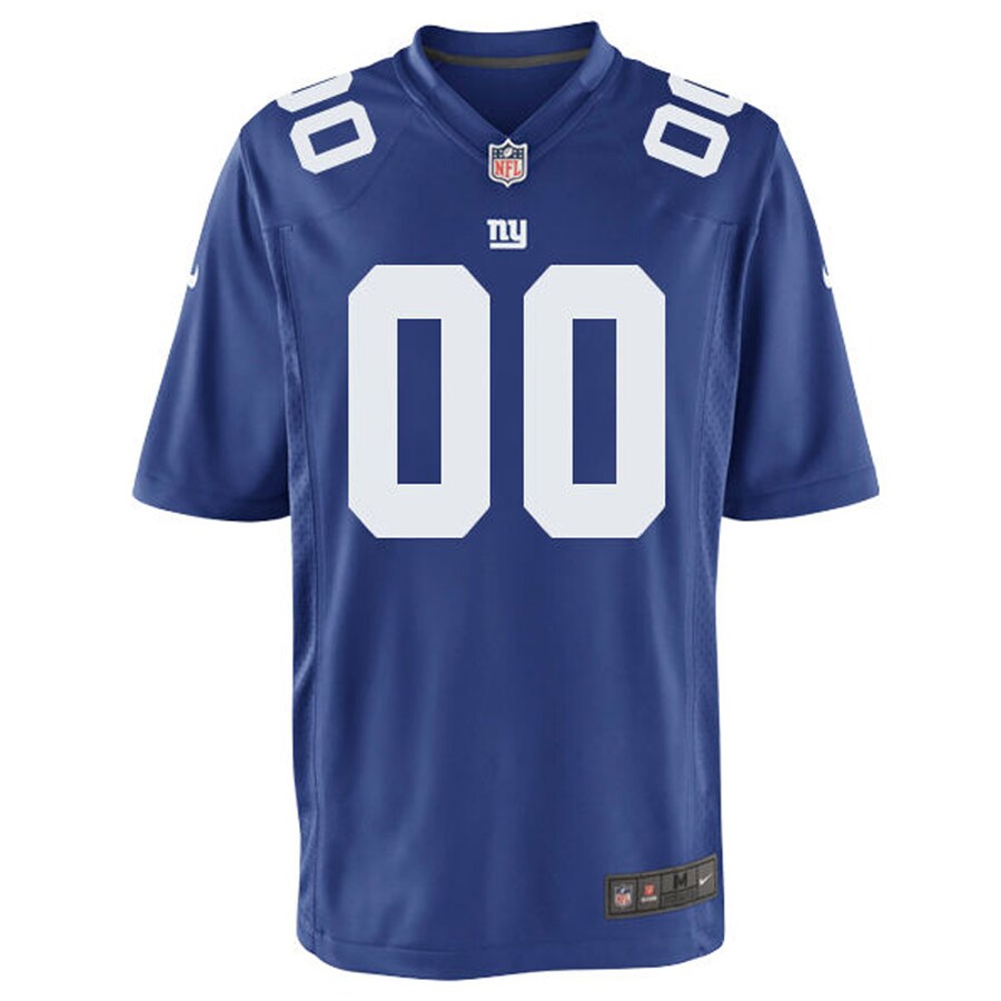 New York Giants Royal Customized Game Royal Football Jersey product image