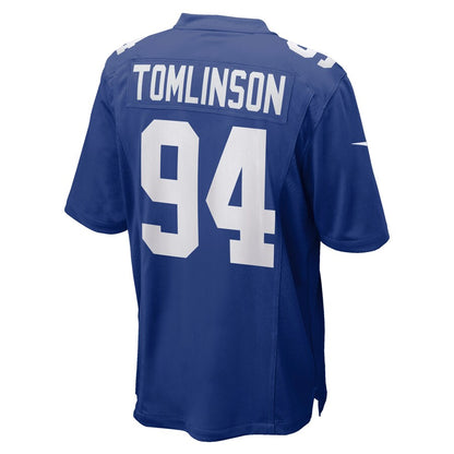 New York Giants Dalvin Tomlinson Game Royal Football Jersey product image