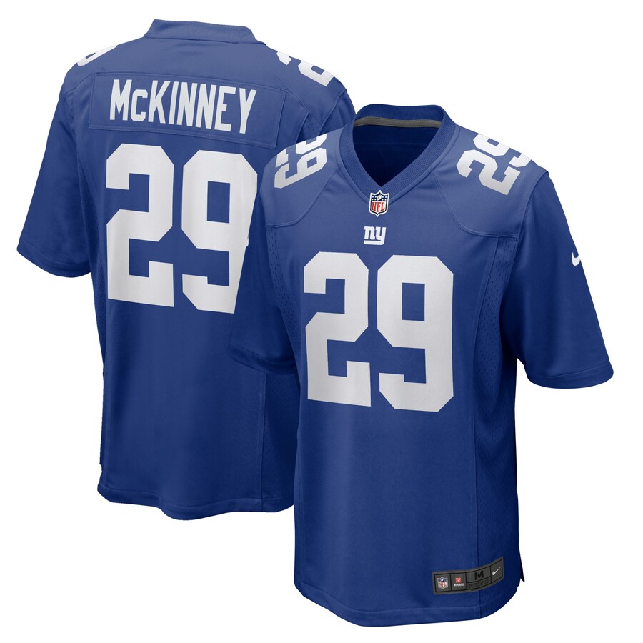 New York Giants Xavier Mckinney Game Royal Football Jersey product image