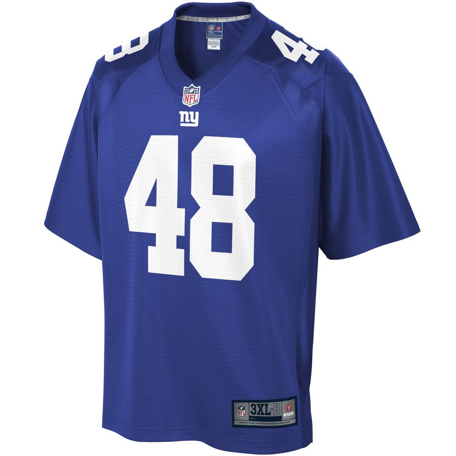 New York Giants Josiah Tauaefa Pro Line Big & Tall Royal Football Jersey product image