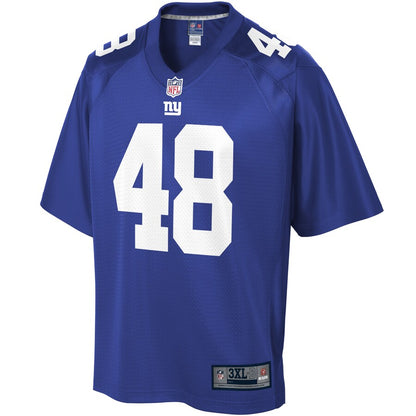 New York Giants Josiah Tauaefa Pro Line Big & Tall Royal Football Jersey product image