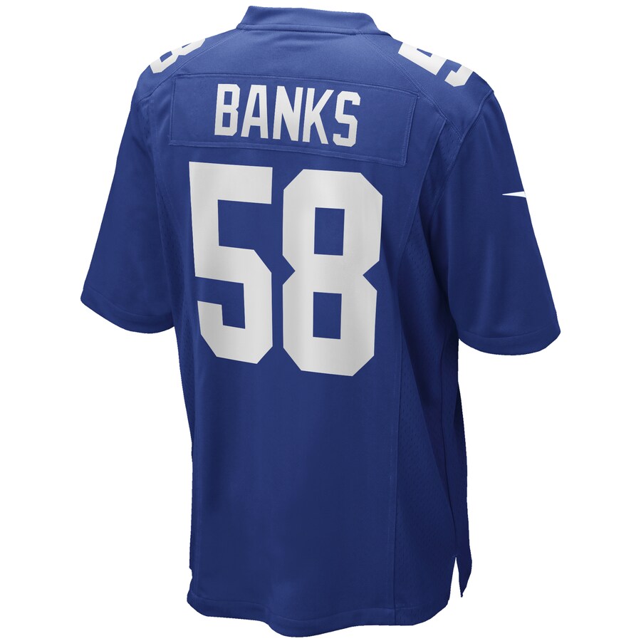 New York Giants Carl Banks Game Royal Football Jersey product image