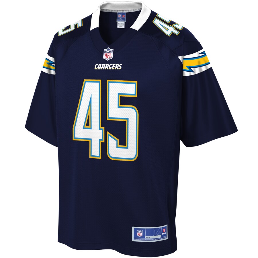 Los Angeles Chargers Cole Mazza Pro Line Navy Football Jersey product image