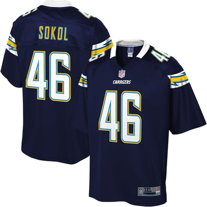 Los Angeles Chargers Matt Sokol Pro Line Big & Tall Navy Football Jersey product image