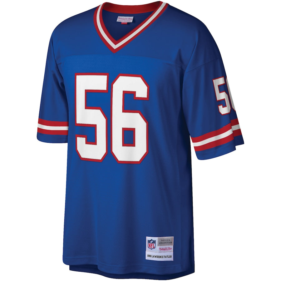 New York Giants Lawrence Taylor Legacy Royal Football Jersey product image
