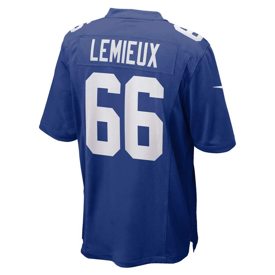 New York Giants Shane Lemieux Game Royal Football Jersey product image