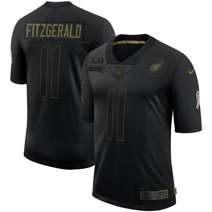 Arizona Cardinals Larry Fitzgerald Limited Salute To Service Black Football Jersey product image