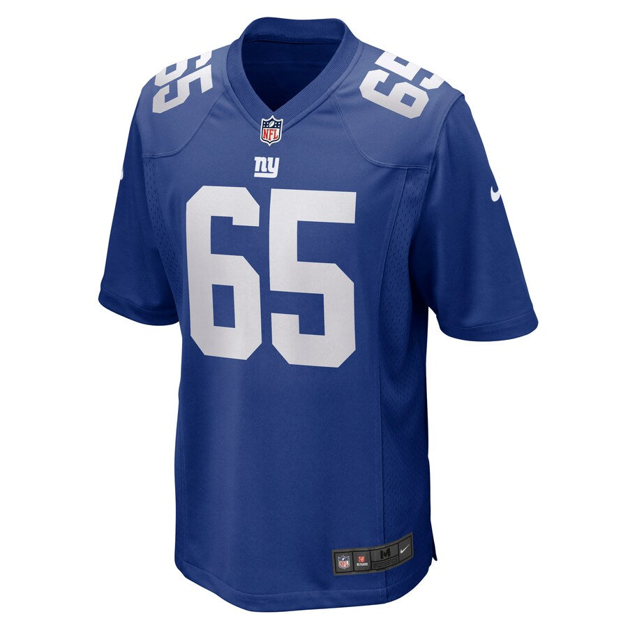 New York Giants Nick Gates Game Royal Football Jersey product image