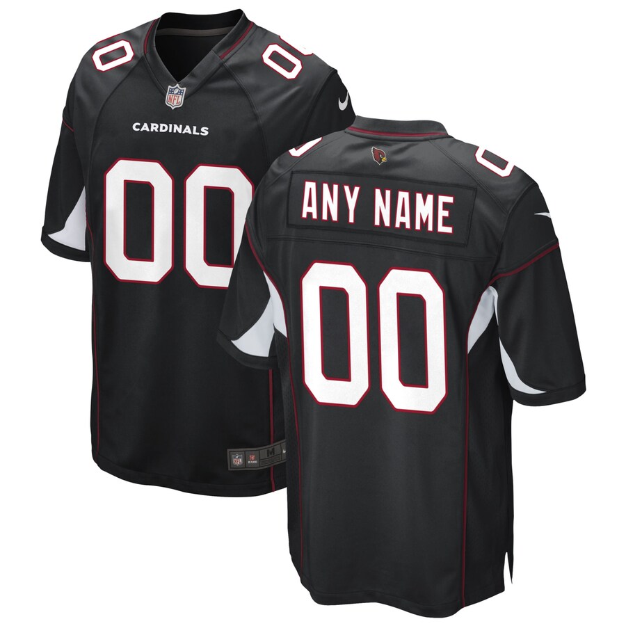 Arizona Cardinals Custom Alternate Game Black Football Jersey product image