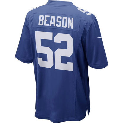 New York Giants Jon Beason Game Royal Football Jersey product image