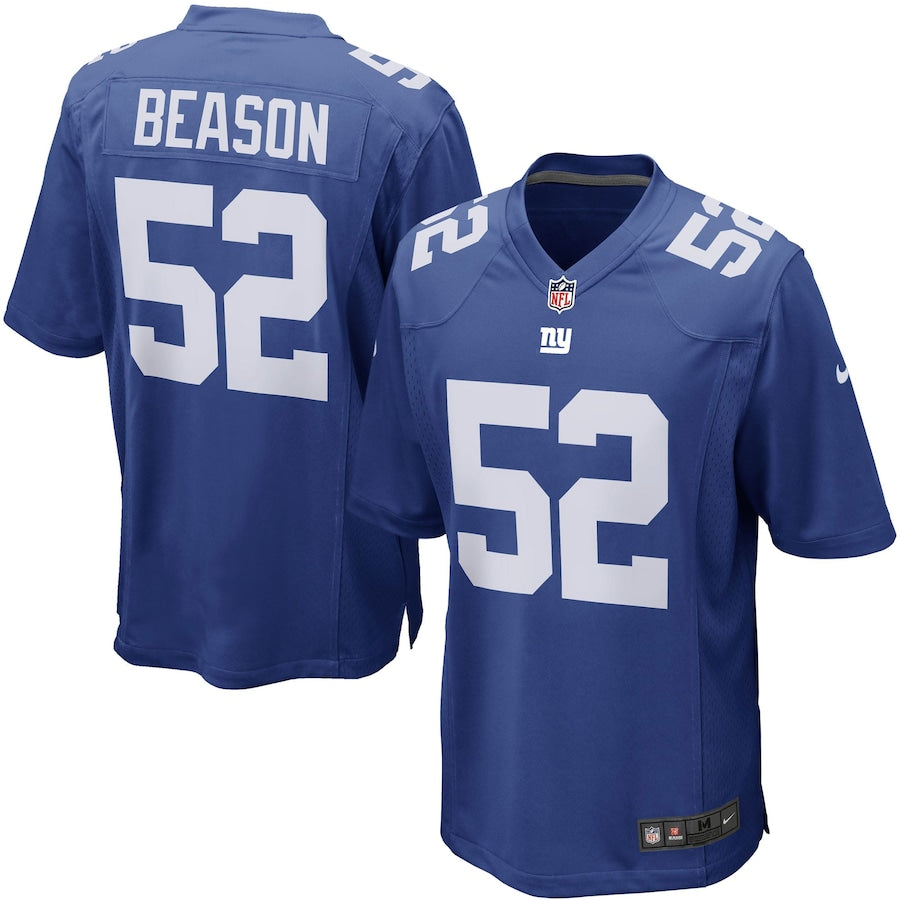 New York Giants Jon Beason Game Royal Football Jersey product image