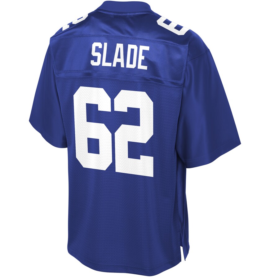 New York Giants Chad Slade Pro Line Big & Tall Royal Football Jersey product image