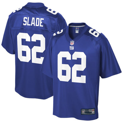 New York Giants Chad Slade Pro Line Big & Tall Royal Football Jersey product image
