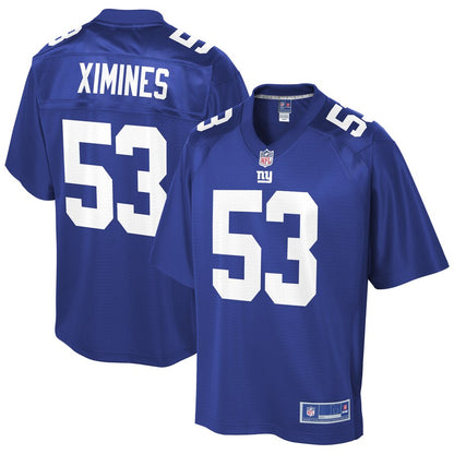 New York Giants Oshane Ximines Pro Line Royal Football Jersey product image